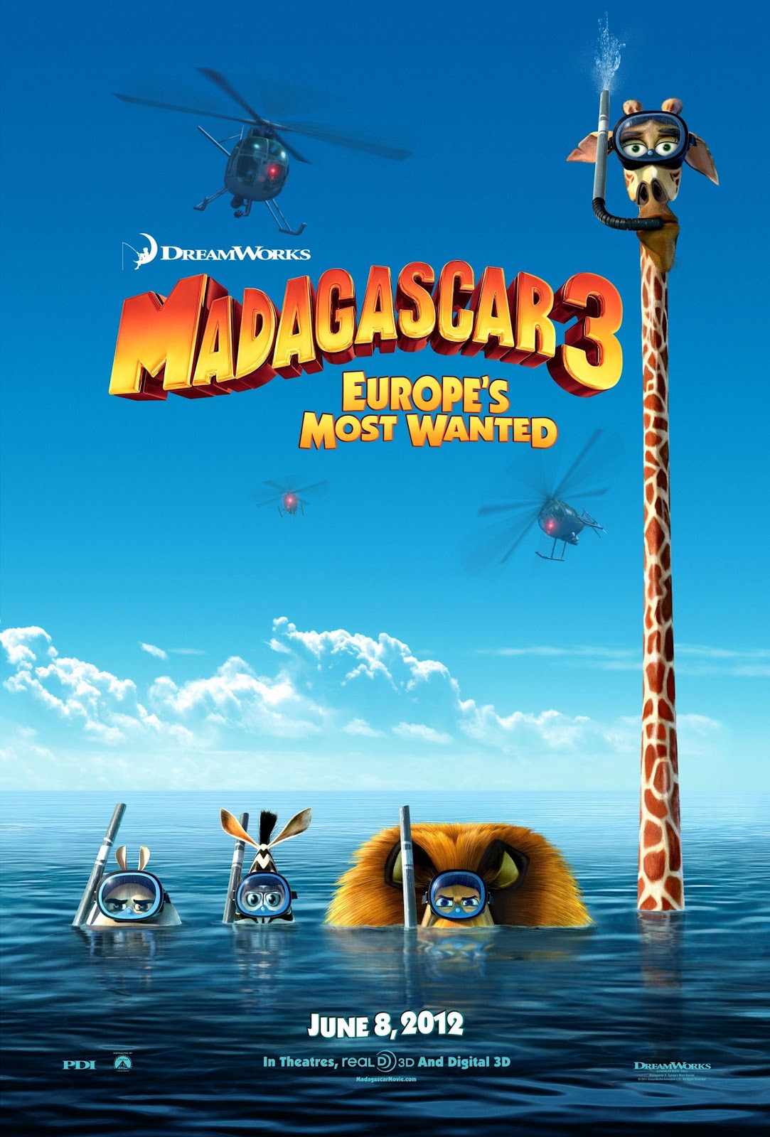 Anime-Madagascar 3 (2012)  sub-indo